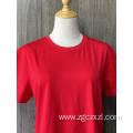 Pure cotton men's solid color round neck t-shirt